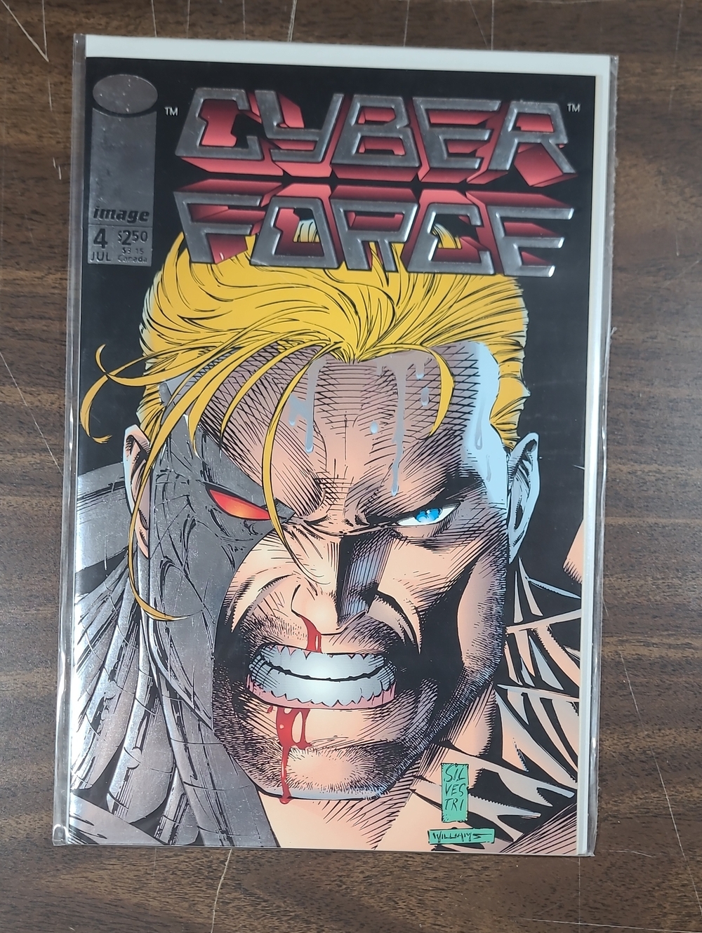 Cyber Force #4 Comic Book - July Bagged